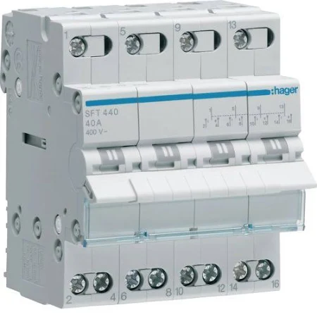 SFT440 - Hager omschakelaar 4-polig 40A (SFT440)